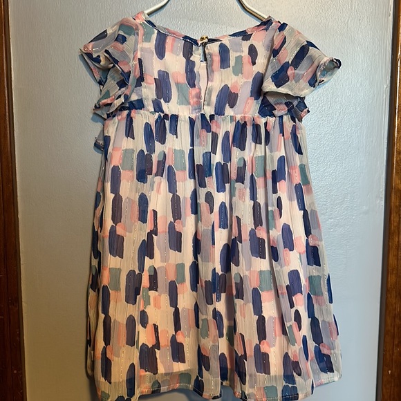 Kate Spade Brushstrokes Ruffles Dress 24M - Picture 3 of 3